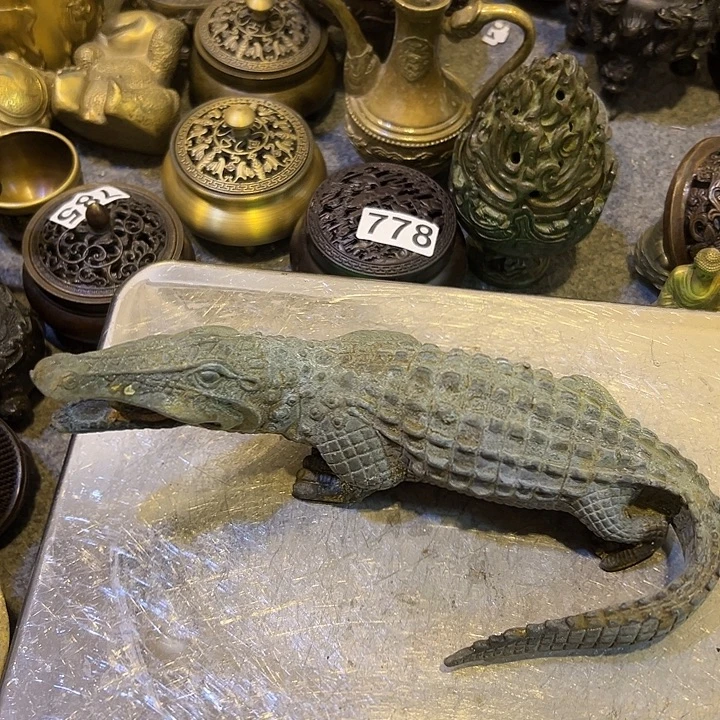 黄铜摆件，文房工艺品摆件