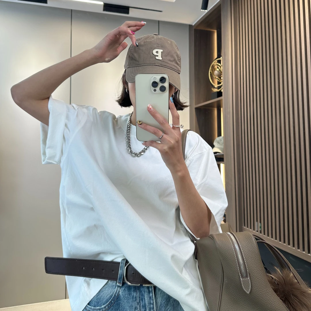 JXJ春季新款简约百搭INS风T恤休闲宽松