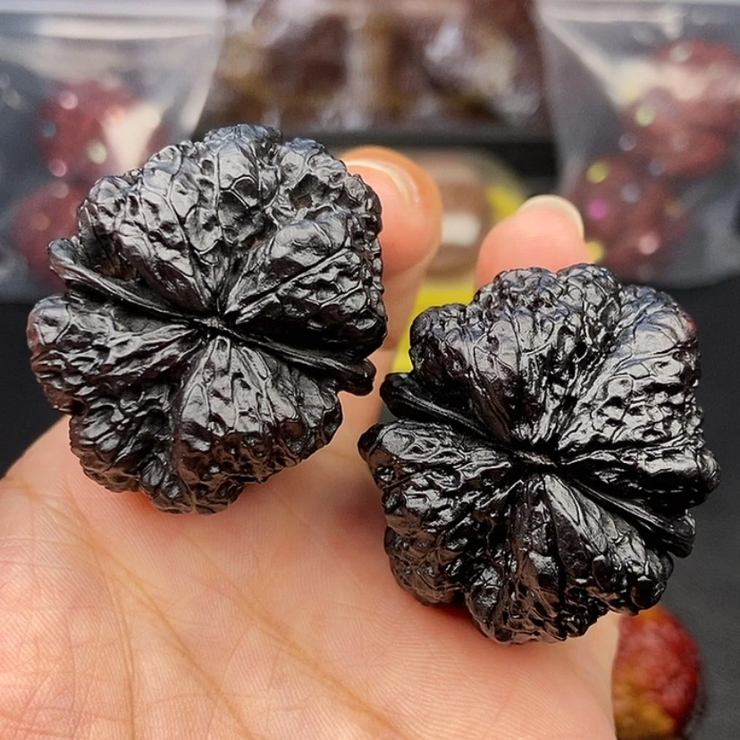 【闪购商品】把件文玩核桃40尺蝴蝶蟾