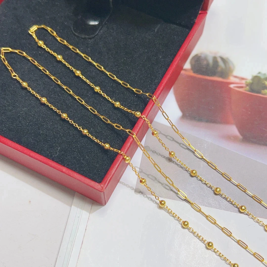 链子925银 S925银设计款A B单链A076