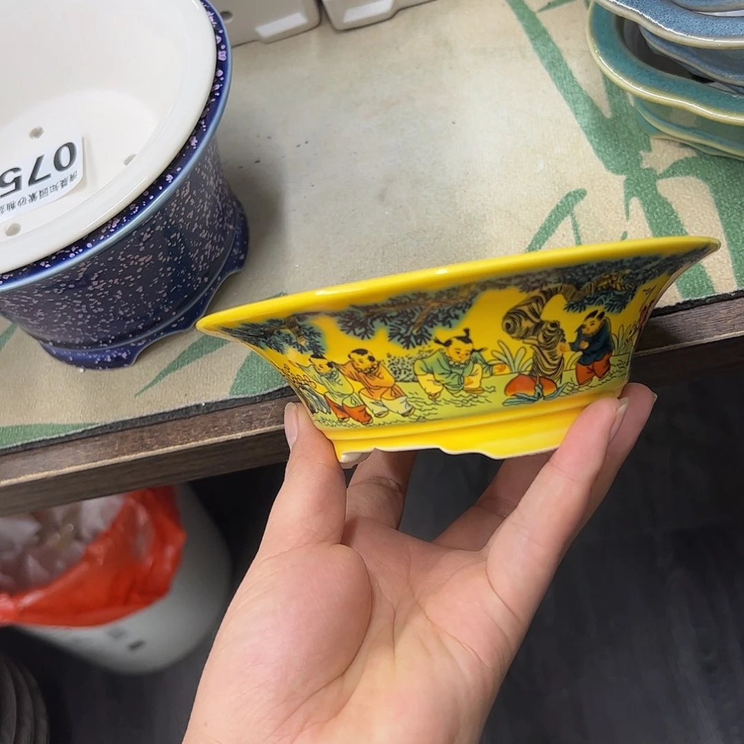 花盆紫砂892号瑕疵15/5cm