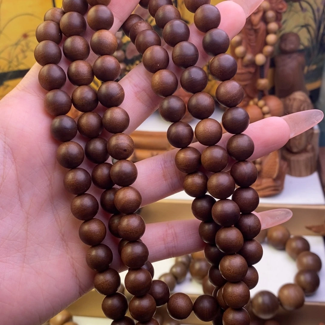 手串/手链檀香木正区老山檀奶香1.0多圈微瑕