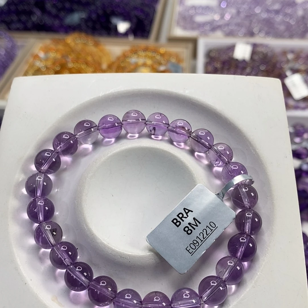 未镶嵌手串水晶巴西8m