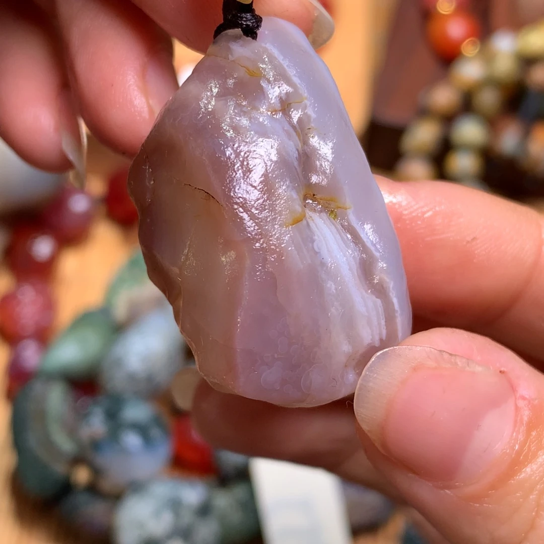 未镶嵌玛瑙/玉髓珠宝半成品