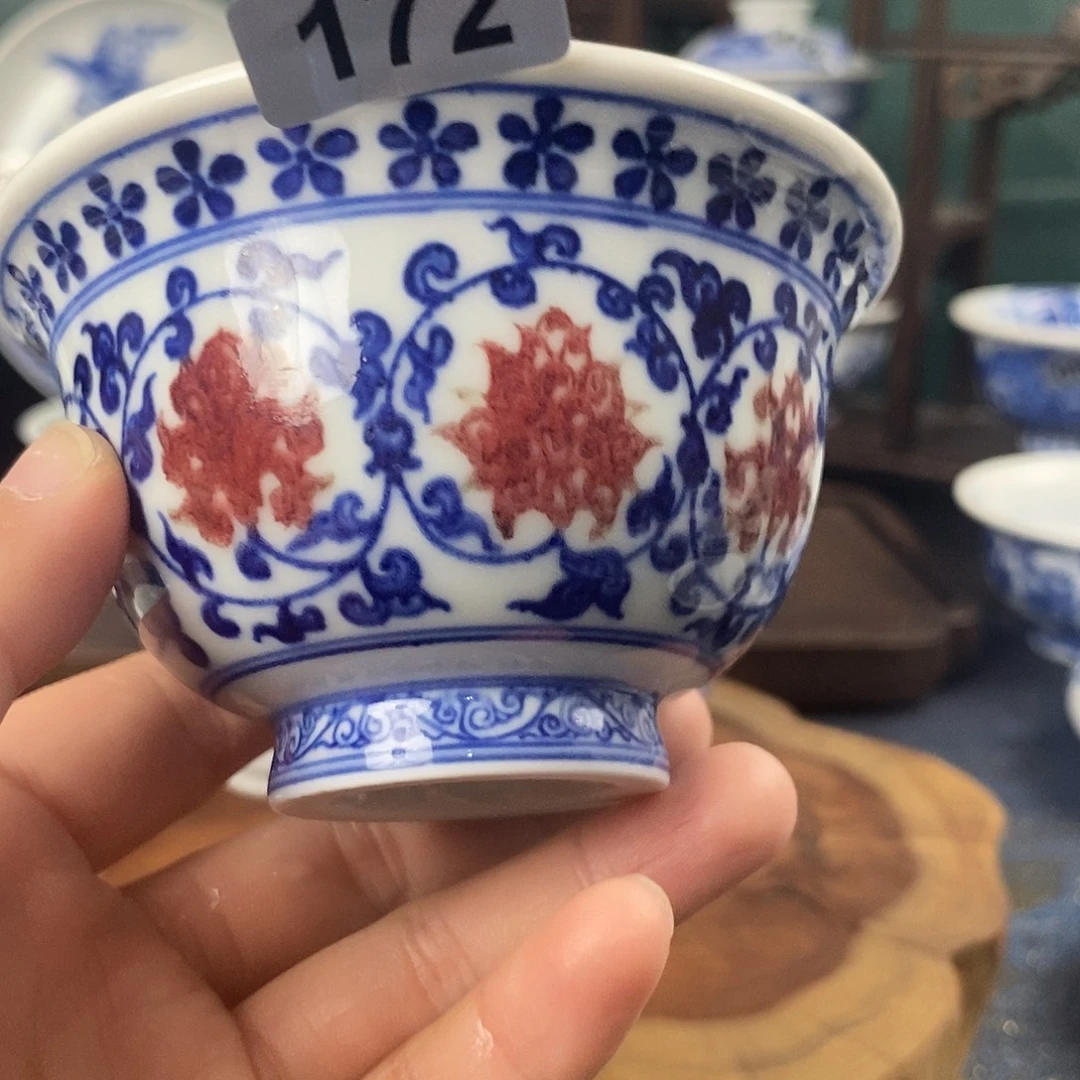瓷片景德镇手绘青花茶器172