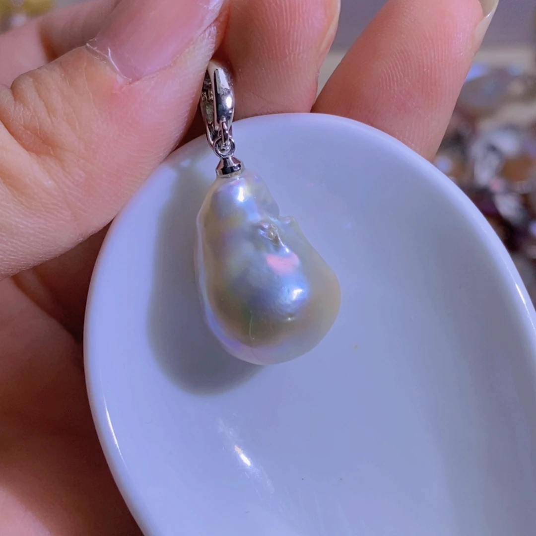 银S925镶嵌特价（不退不换）淡水珍珠