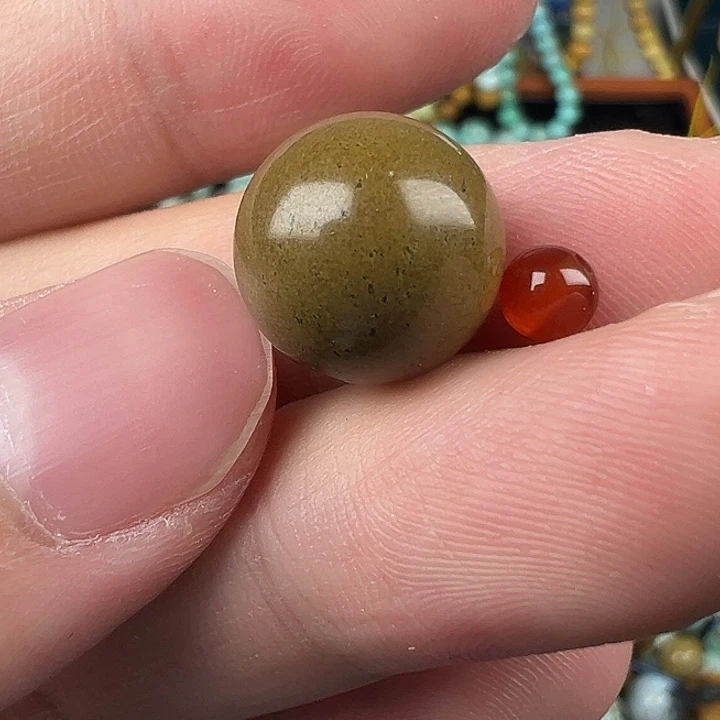 南红玛瑙未镶嵌配饰卡12.5