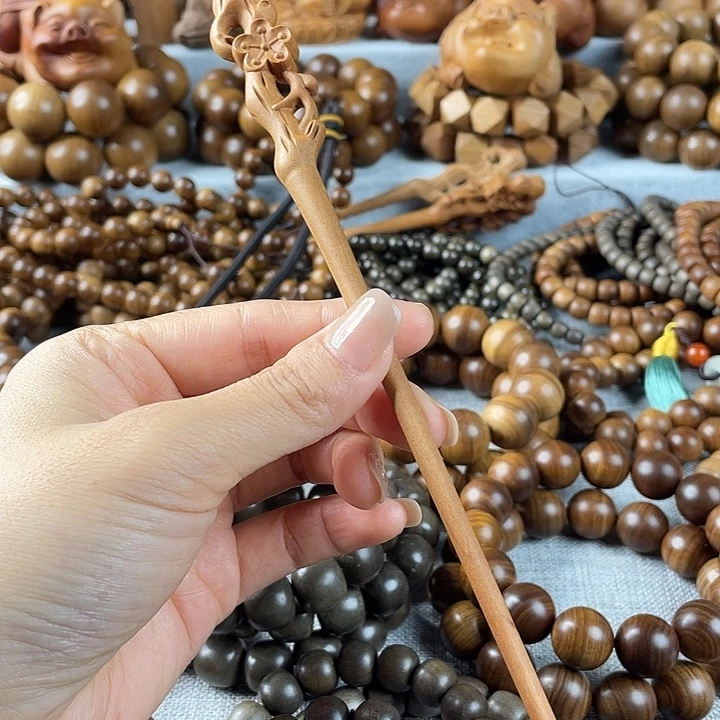木老山檀发簪发簪
