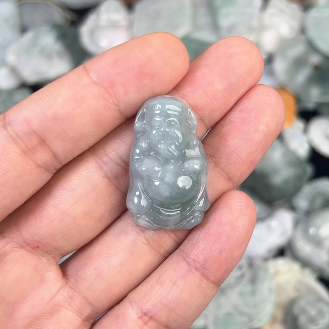 翡翠未镶嵌颈饰多样性发其一，天然A货翡翠0028