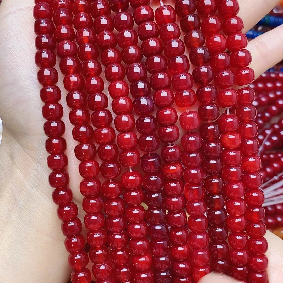 玛瑙/玉髓未镶嵌珠宝半成品玛瑙卡八老型一条