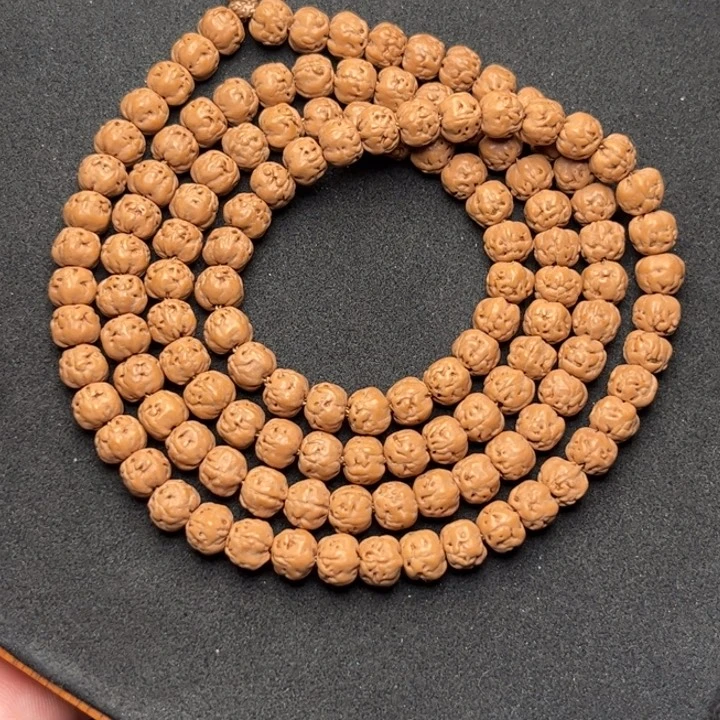 金刚菩提吊坠“**”定制收藏原装佛手108尺寸7+