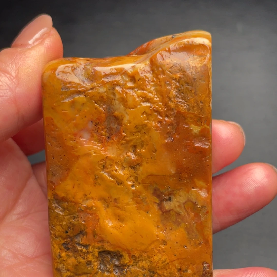 十***糊田黄石田黄石手把件印章牌子