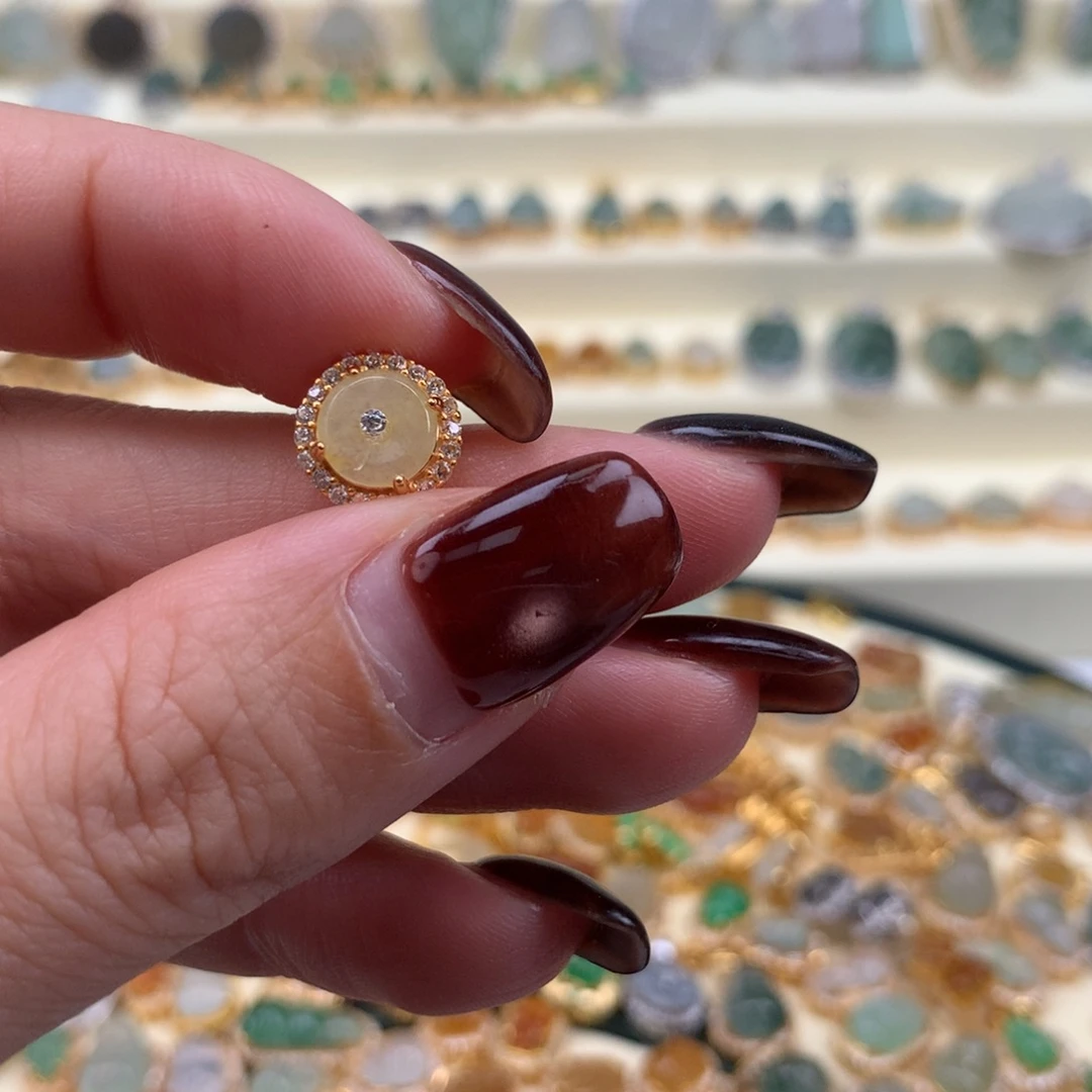 翡翠银S925镶嵌颈饰