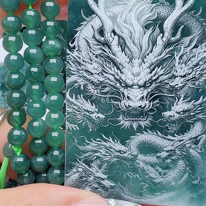 翡翠未镶嵌颈饰天然的A货翡翠多样性发其一