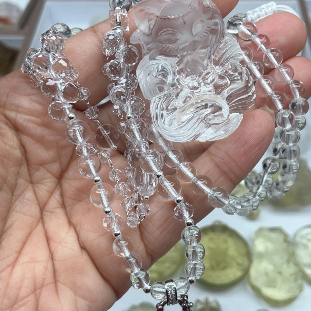 水晶吊坠(不含链)未镶嵌a*羊