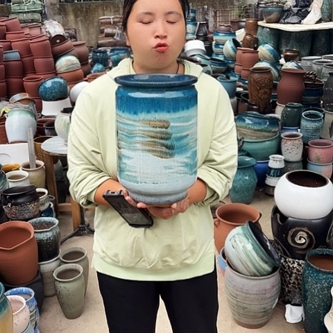 口20高30一个盆子。