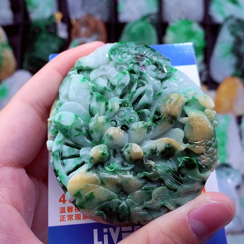【闪购商品】翡翠颈饰未镶嵌挂件