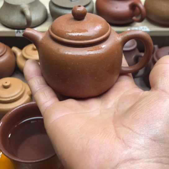 茶壶紫砂将坡泥匏尊140豪升左右瑕疵