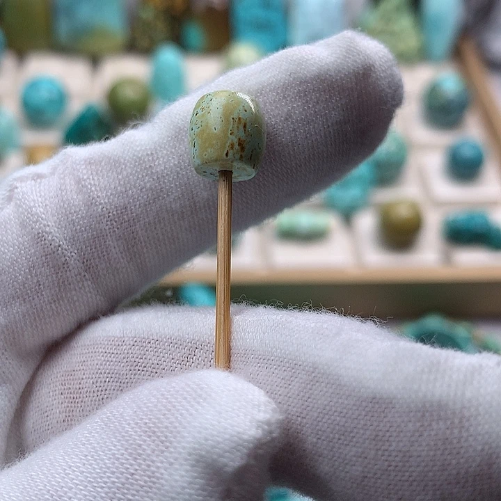 琥珀未镶嵌珠宝奇石直径9特色直切