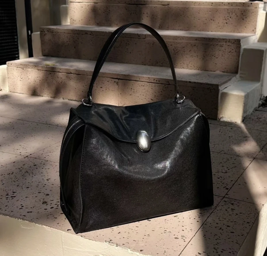 大王6612水晶植鞣通勤托特休闲单肩包