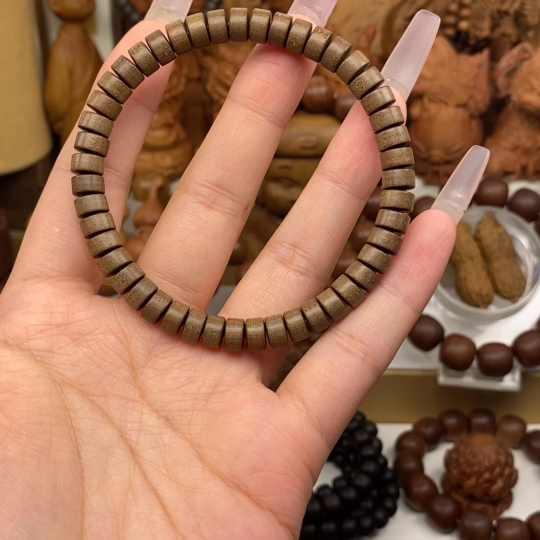 俗***好手串/手链檀香木迈索尔老山檀香04.07黑肉老料药片奶香