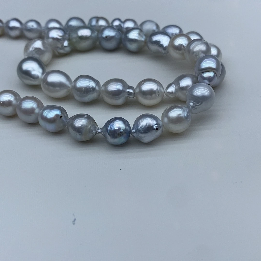 海水珍珠颈饰银S925镶嵌