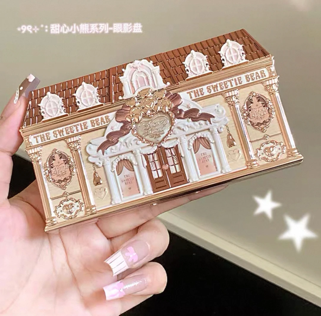 花知晓甜心小熊六色眼影盘