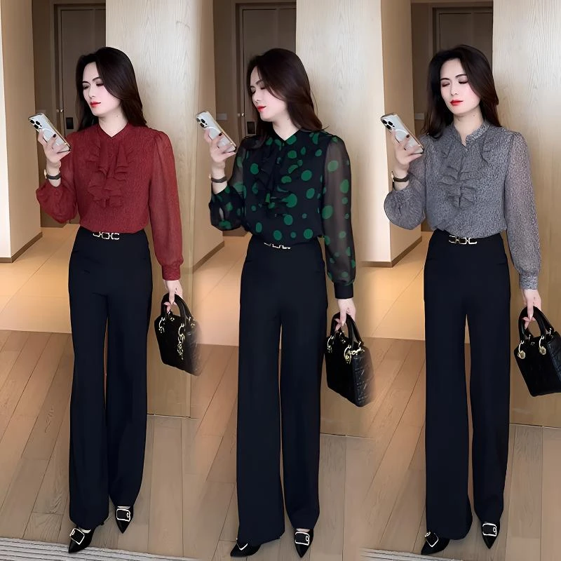 女装雪纺衬衫春秋2025年新款减龄时尚春装小衫洋气质减龄长袖上衣