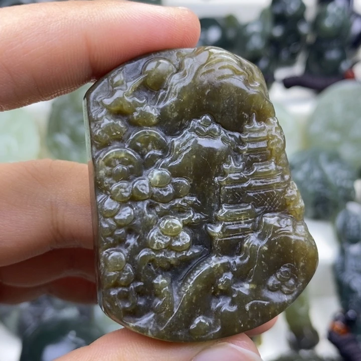 颈饰未镶嵌和田玉
