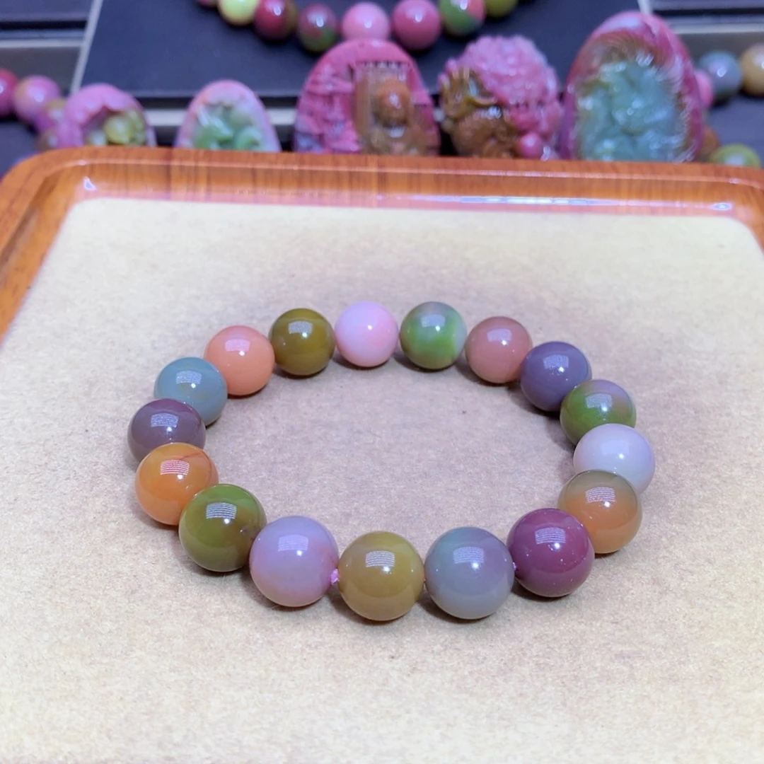 玛瑙未镶嵌手链盐源