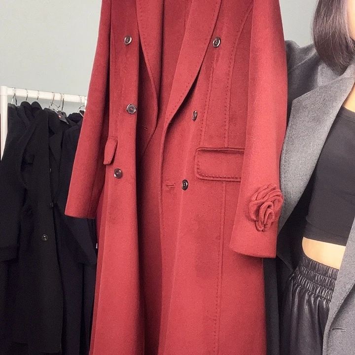 双面呢大衣3X修身款