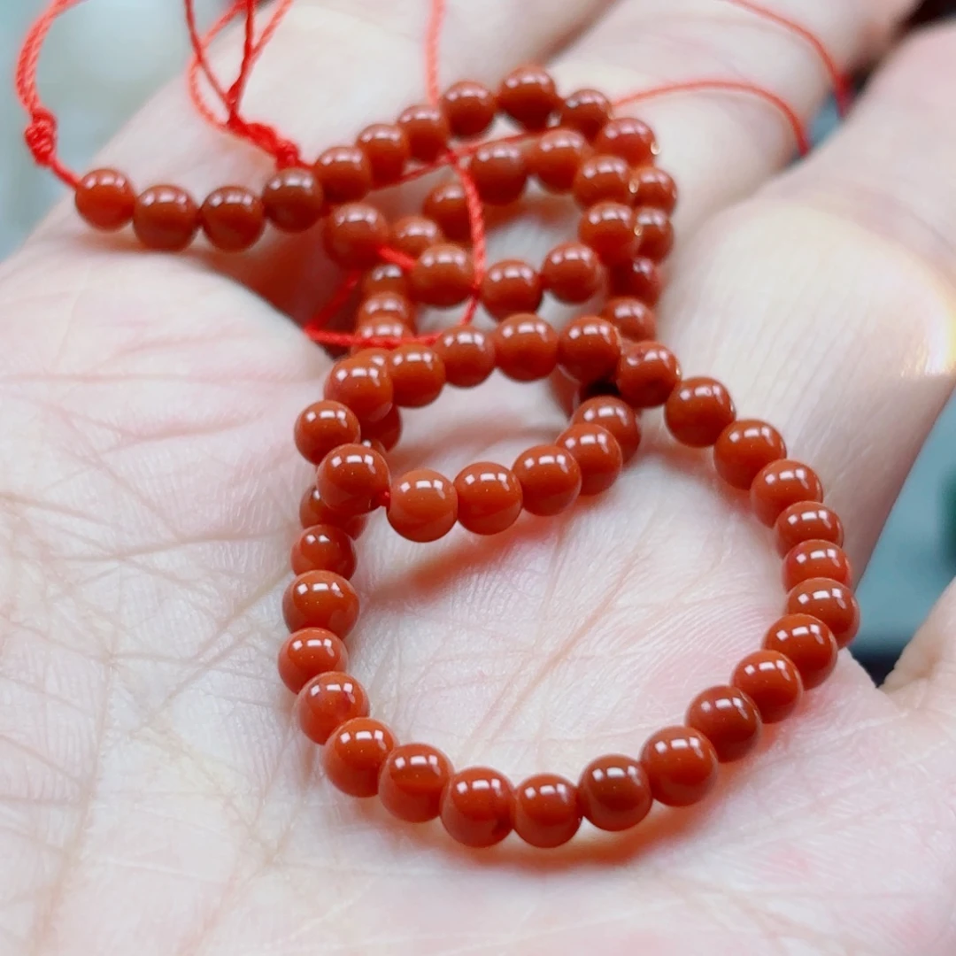 依***～南红玛瑙未镶嵌手链