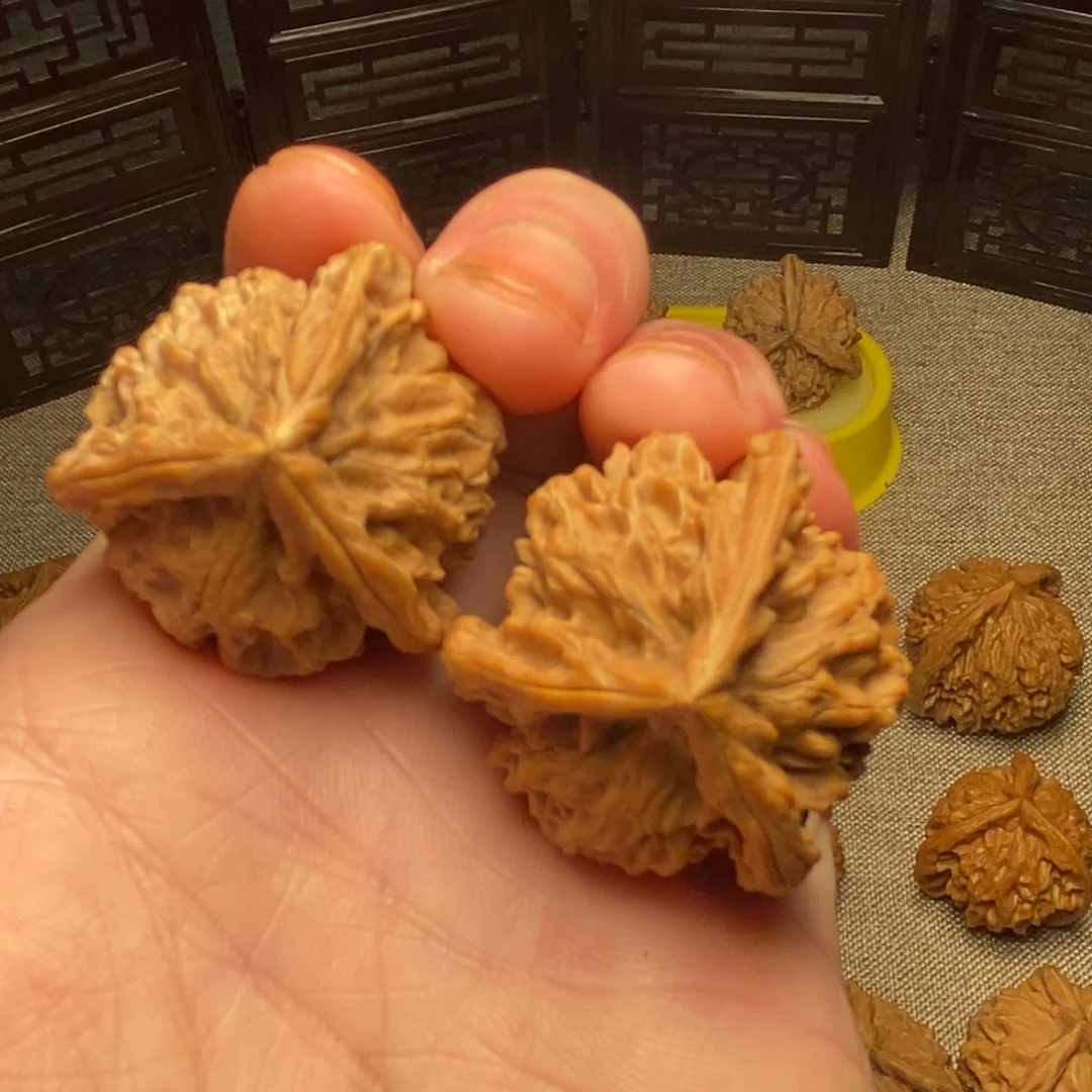 文玩核桃吊坠盘山33微修打底