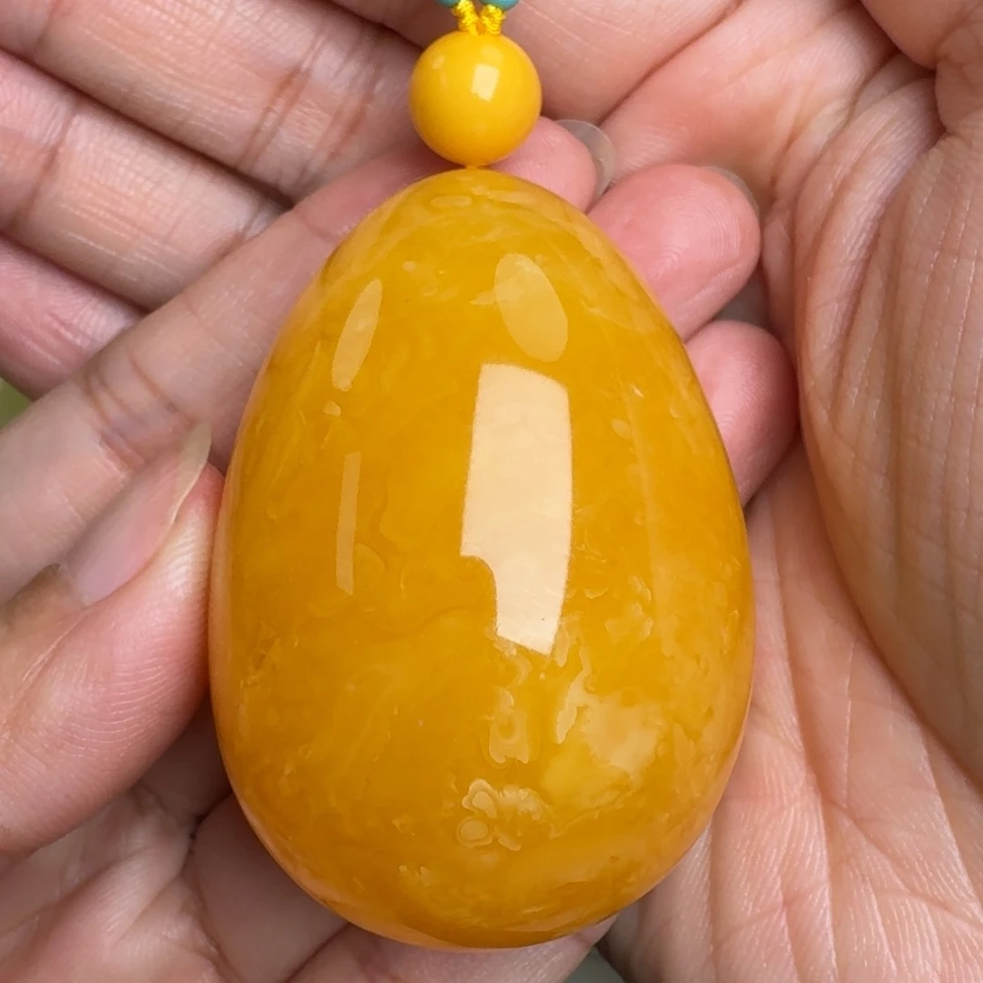 蜜蜡未镶嵌毛衣链无优化无烤色无补胶无覆膜无辐照无煮蜜