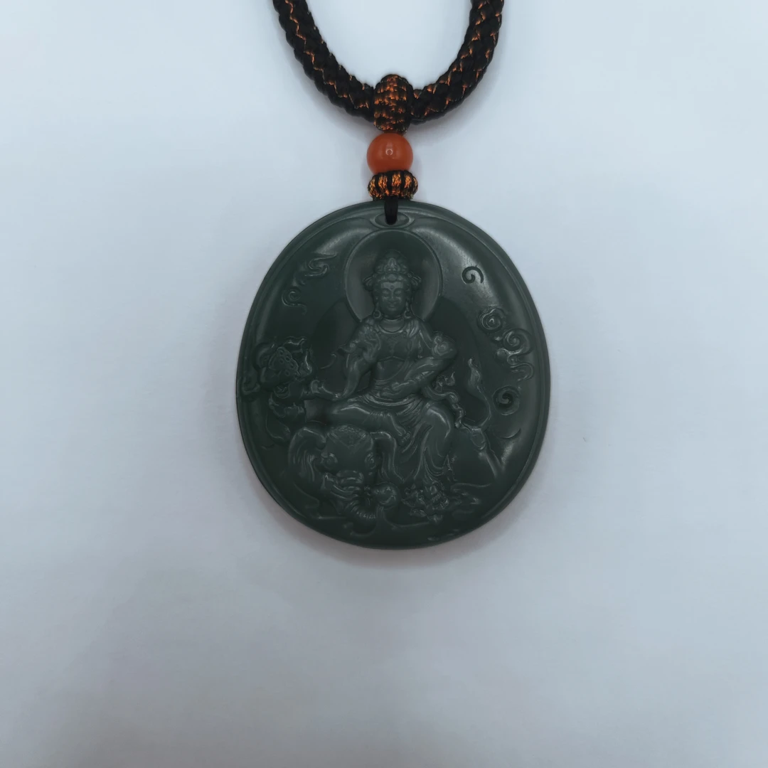 和田碧玉普贤挂件1-M25GW002E56-05