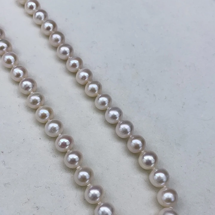 淡水珍珠颈饰银S925镶嵌➕7.8