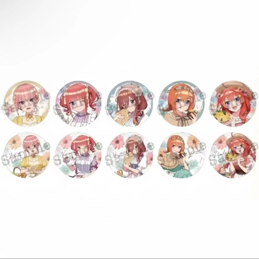 【五等分野餐快闪吧唧】全10种 五等分的花嫁 潮玩盲盒 （拆盒 代拆）