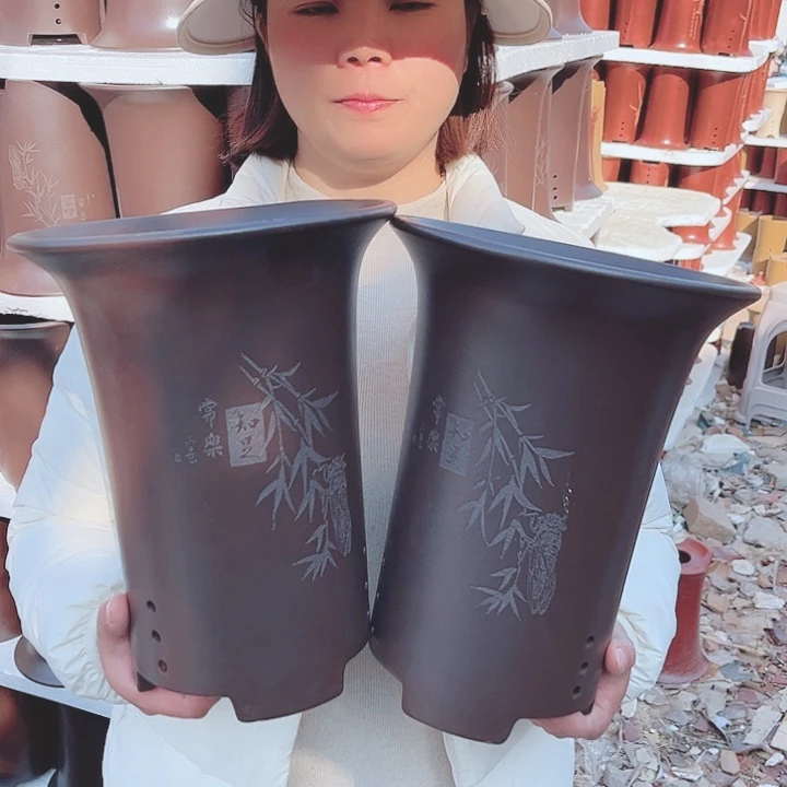 紫砂花盆宜兴紫砂精品花盆