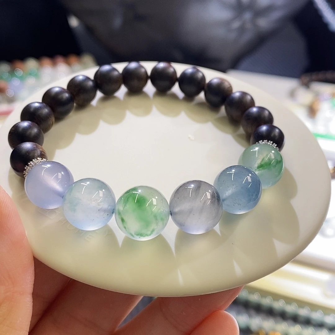 未镶嵌挂件翡翠特色半串