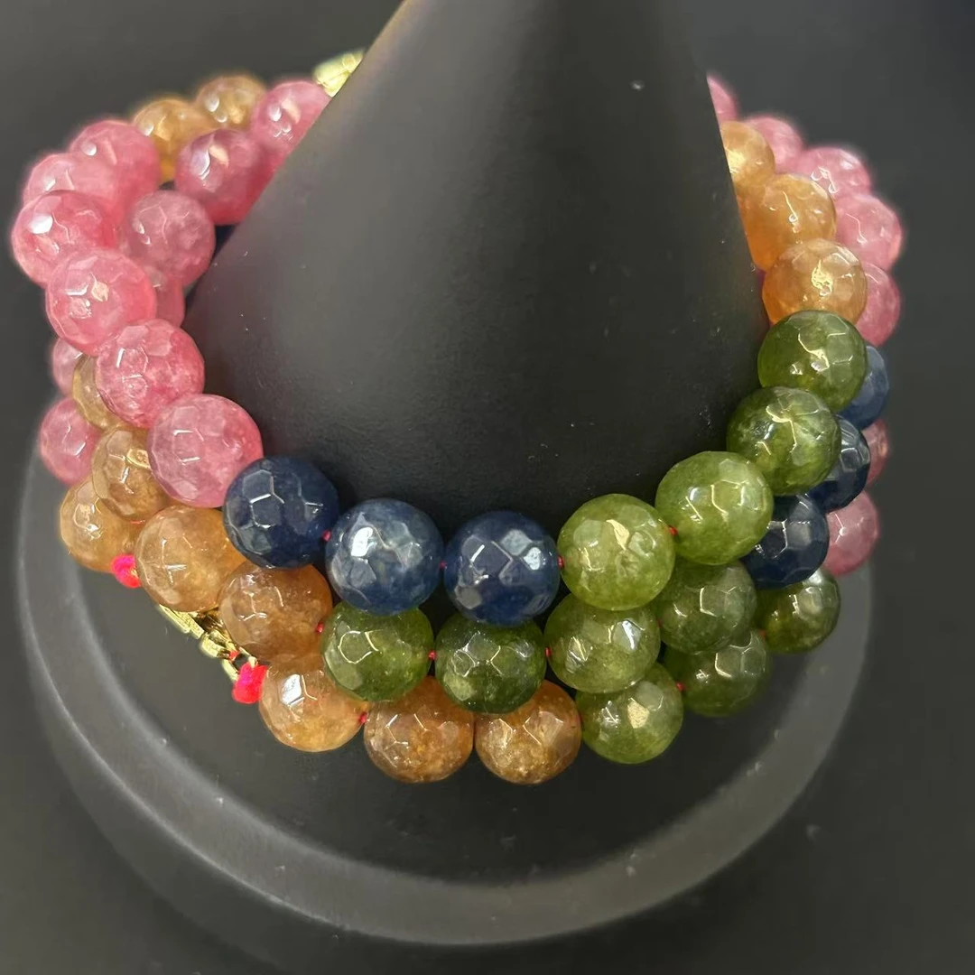 碧玺切割面手链8mm*（多样性发一件）