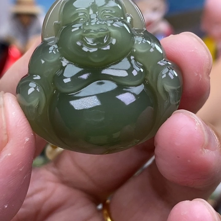 幸***满和田玉未镶嵌颈饰