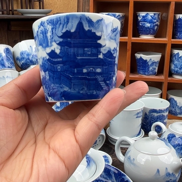 瓷片一笔一墨叩玉山房