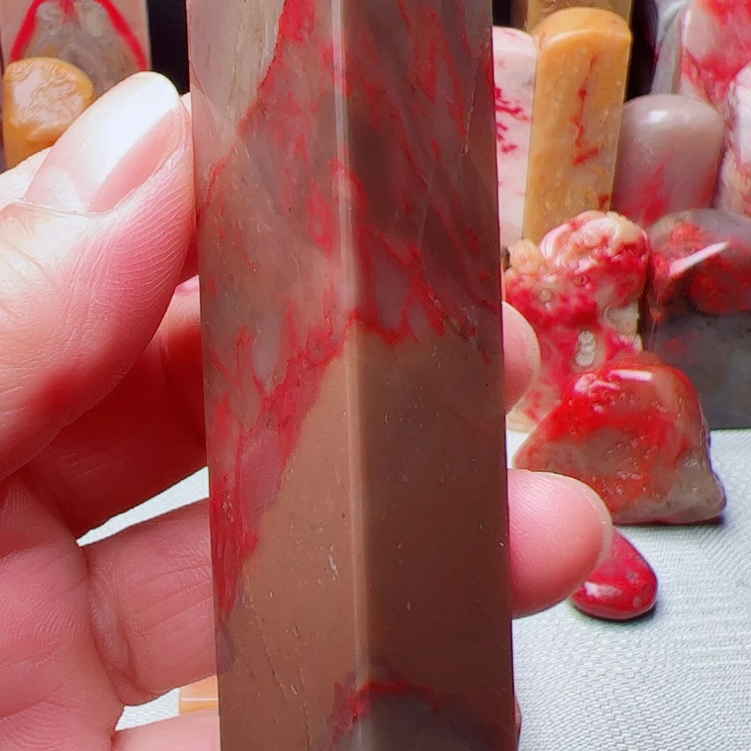 昌化石昌化鸡血石印章