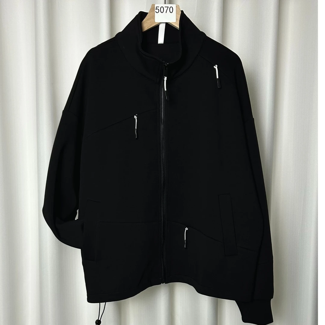 【5070】秋季新款卫衣外套女纯色拉链装饰下摆可抽绳百搭上衣5070