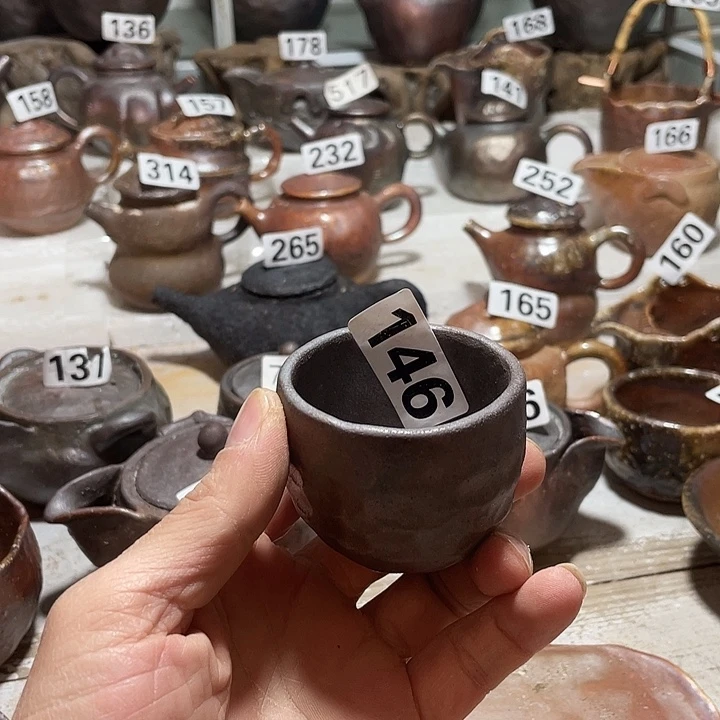 纯手工柴烧茶具精品