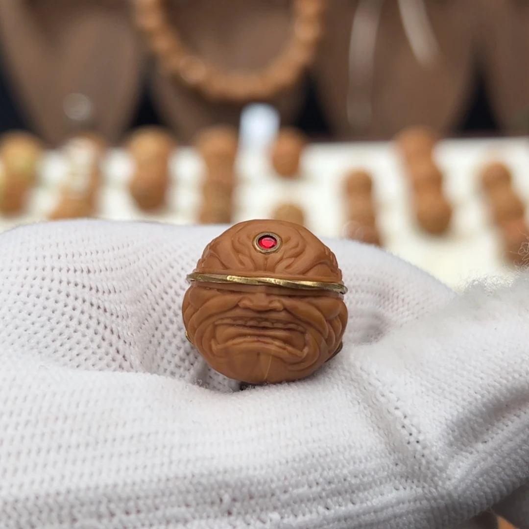 试***试吊坠猴头核桃盲僧