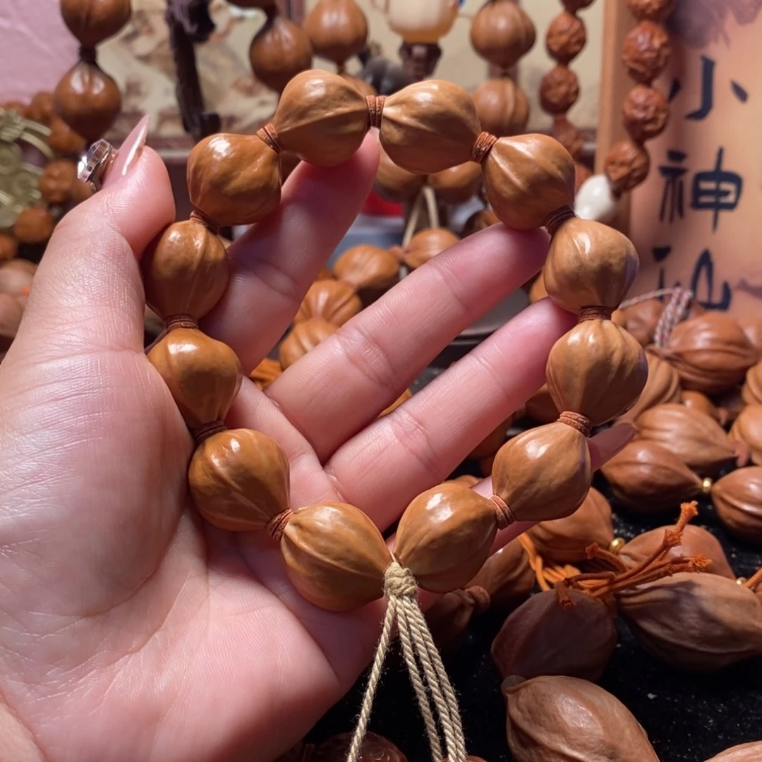 橄榄核手串/手链1.9红灯笼铁盒磨头