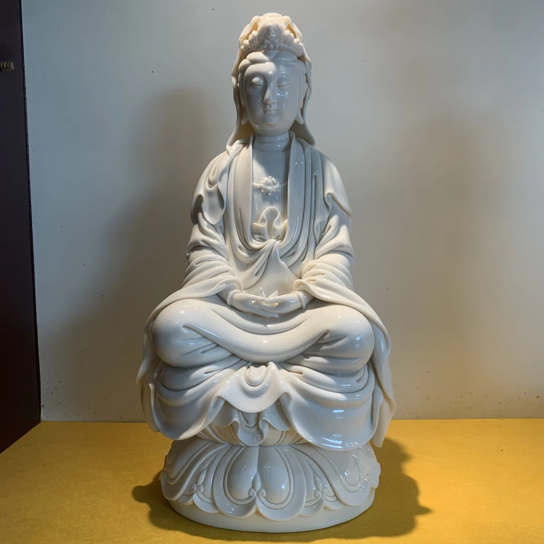 德化白瓷圣观音陶瓷工艺品