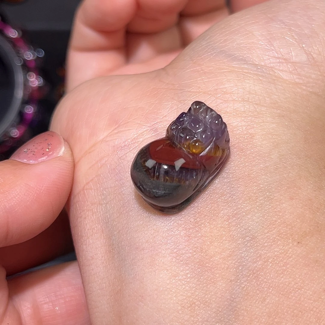 极光貔貅未镶嵌水晶a***r