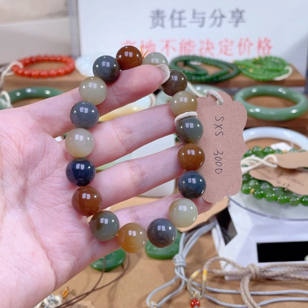 未镶嵌手串和田玉